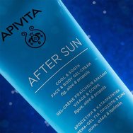 Apivita After Sun Cool & Sooth гел-крем за лице и тяло с смокиня, алое и прополис Освежаващ и успокояващ гел крем за след слънце