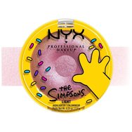 Nyx Professional Makeup Homer Simpson Donut Light Highlighter Блестящ и копринен хайлайтър под формата на пудра, вдъхновен от Simpsons 7.1g - 01 Donut Mind If I Do