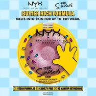 Nyx Professional Makeup Homer Simpson Donut Light Highlighter Блестящ и копринен хайлайтър под формата на пудра, вдъхновен от Simpsons 7.1g - 01 Donut Mind If I Do Nyx Professional Makeup Homer Simpson Donut Light Highlighter Блестящ и копринен хайлайтър под формата на пудра, вдъхновен от Simpsons 7.1g - 01 Donut Mind If I Do