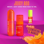 Nyx Professional Makeup Fat Oil Brightening Orange Body Oil Хидратиращо масло за тяло, което осигурява 24-часов интензивен блясък с аромат на цитруси & манго 70ml - Juicy Boo