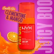 Nyx Professional Makeup Fat Oil Brightening Orange Body Oil Хидратиращо масло за тяло, което осигурява 24-часов интензивен блясък с аромат на цитруси & манго 70ml - Juicy Boo