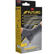 3M Futuro Premium Compression Ankle Sleeve Код 49004, Компресивна глезенка, която помага за облекчаване на сковаността на мускулите и ставите, болката и подуването 1 брой - S/M