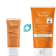 Avene комплект B-Protect Cream for Face - Neck Spf50+, 30ml & Intense Protect Fluid for Face - Body Spf50+, 150ml