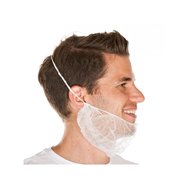 Soft Care Protection Series Beard Cover White Протектор за брада/Набрадник, бял, 100 броя Soft Care Protection Series Beard Cover White Протектор за брада/Набрадник, бял, 100 броя