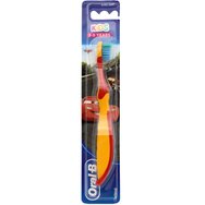 Oral-B Kids Cars  Extra Soft 3+ Годишен оранжево-червен 1 бр - Ръчна детска четка за зъби, много мека Oral-B Kids Cars  Extra Soft 3+ Годишен оранжево-червен 1 бр - Ръчна детска четка за зъби, много мека