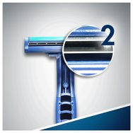 Gillette Blue II Plus Slalom Мъжки самобръсначки за еднократна употреба 10 броя