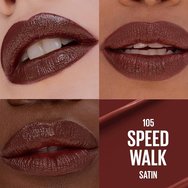 Maybelline Satin Lipstick Serum 3,4g - 105 Speed Walk Maybelline Satin Lipstick Serum 3,4g - 105 Speed Walk