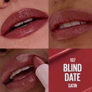 Maybelline Satin Lipstick Serum 3,4g - 107 Blind Date
