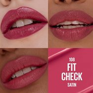 Maybelline Satin Lipstick Serum 3,4g - 108 Fit Check Maybelline Satin Lipstick Serum 3,4g - 108 Fit Check