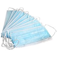 3 -слойни хирургически маски за лице с гумена и метална плоча 50 броя 3 -слойни хирургически маски за лице с гумена и метална плоча 50 броя