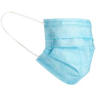 3 -слойни хирургически маски за лице с гумена и метална плоча 50 броя 3 -слойни хирургически маски за лице с гумена и метална плоча 50 броя