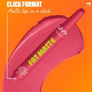 Nyx Professional Makeup Fat Matte Smooth Color Lipstick Лек Матов Червило с Цвят за Нежен & Сияен Финиш 1 брой - 11 Pink Puff