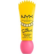 Nyx Professional Makeup The Simpsons Smushy Matte Lip Balm Хидратиращ балсам за устни за блясък и наситен цвят 8ml - Smarty Pink
