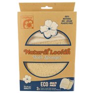 Lifoplus Natural Loofah Eco Multi Pack Classic Bath Sponge 2 бр - Класическа гъба за баня от луфа за дълбоко почистване