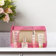 Nuxe Promo Prodigieux Scented Shower Oil 30ml & Huile Florale Multi-Purpose Dry Oil 10ml & Le Parfum 15ml & Multi-Perfection Smoothing Primer Boost 15ml