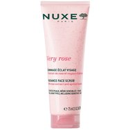 Nuxe Very Rose Radiance Face Scrub 75ml - Освежаващ сияен скраб за лице с екстракт от роза и фини зрънца от кайсиеви ядки за всеки тип кожа, дори чувствителна