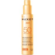 Nuxe Promo Delicious Sun High Protection Face & Body Spray Spf50, 150ml & Sun Face Cream Spf50+, 50ml & Huile Prodigieuse Oil 50ml & Подарък несесер 1 брой Nuxe Promo Delicious Sun High Protection Face & Body Spray Spf50, 150ml & Sun Face Cream Spf50+, 50ml & Huile Prodigieuse Oil 50ml & Подарък несесер 1 брой