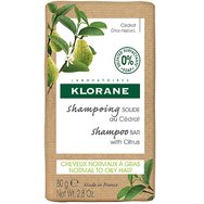 Klorane Citrus Solid Shampoo Bar Normal to Oily Har 80g