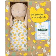 Klorane Promo Bebe Petit Brin Scented Water for Baby 50ml & Подарък Green Rabbit Soft Toy 1 бр - Ароматизирана бебешка вода без алкохол с плодов аромат за релаксиращи моменти и пухкаво меко зайче Klorane Promo Bebe Petit Brin Scented Water for Baby 50ml & Подарък Green Rabbit Soft Toy 1 бр - Ароматизирана бебешка вода без алкохол с плодов аромат за релаксиращи моменти и пухкаво меко зайче