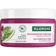 Klorane 72H Hydration & Shine Plumping Hair Mask 250ml - Маска за обем, хидратация & блясък на косата с опунция