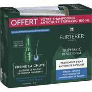 Rene Furterer Promo Triphasic Reactional Anti-Hair Loss & Growth 2in1 Treatment 60ml (12vialsx5ml) & Anti-Hair Loss Stimulating Shampoo 100ml Rene Furterer Promo Triphasic Reactional Anti-Hair Loss & Growth 2in1 Treatment 60ml (12vialsx5ml) & Anti-Hair Loss Stimulating Shampoo 100ml