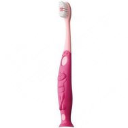 Elgydium Promo Kids Soft Toothbrush 2-6 Years 1 брой розово/фуксия & Toothpaste Red Berries 100ml (2x50ml)
