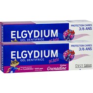 Elgydium Promo Kids Soft Toothbrush 2-6 Years 1 брой розово/фуксия & Toothpaste Red Berries 100ml (2x50ml)