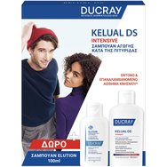 Ducray Promo Kelual DS Intensive Anti Dandruff Shampoo 100ml & Подарък Elution Gentle Balancing Shampoo 100ml