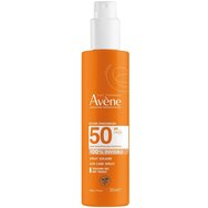Avene Promo Invisible Spf50 Dry Touch Sun Care Spray 200ml & Ultra Spf50 Invisible Fluid 50ml & Подарък After Sun Restorative Lotion for Face & Body Travel Size 50ml & Подарък Плажна Чанта 1 Брой