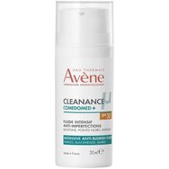 Avene Cleanance Comedomed+ Spf30 Fluid Лек Дневен Крем за Лице с Висока Защита против Несъвършенства & Акне Без Цвят 30ml Avene Cleanance Comedomed+ Spf30 Fluid Лек Дневен Крем за Лице с Висока Защита против Несъвършенства & Акне Без Цвят 30ml