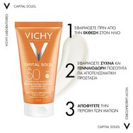 Vichy Capital Soleil Emulsion Dry Touch Cream Spf50, 50ml
