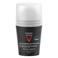 Vichy Homme 48h Deodorant & Antiperspirant Roll-on Мъжки дезодорант, рол-он против изпотяване против раздразнения, за защита до и 48 часа 50ml