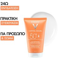 Vichy Capital Soleil Spf50+ Invisible Hydrating Milk 150ml Vichy Capital Soleil Spf50+ Invisible Hydrating Milk 150ml