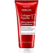 Vichy Dercos Collagen 17 Filler Ultra-Repairing Conditioner 200g - Маска за Коса с Действие Срещу Косопад & Накъсване на Косата с Пептиди Про-Колаген & Лимонена Киселина