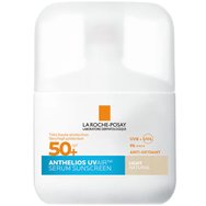 La Roche-Posay Anthelios UVAir Spf50+ Light Natural Color Sunscreen Serum 50ml - Слънцезащитен серум за лице с много висока защита, ефирна текстура и естествен светъл цвят, срещу замърсяване на околната среда