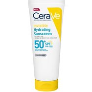 Cerave Invisible Hydrating Spf50+ Sunscreen 177ml - Слънцезащитен крем за лице и тяло с много висока защита, подходящ за чувствителна кожа, за деца и възрастни
