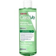 CeraVe Hydrating Micellar Water 400ml - Почистваща мицеларна вода и дегримьор за лице, очи и устни с 24-часова хидратация и хиалуронова киселина