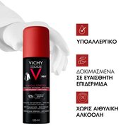 Vichy Homme Clinical Control 96h Anti-Transpirant & Deodorant Spray 125ml