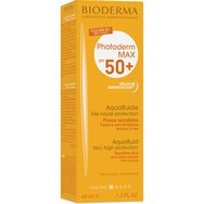 Bioderma Photoderm Max Aquafluide SPF50+ Слънцезащита с индекс SPF50+ за чувствителна кожа и матиращ завършек 40ml