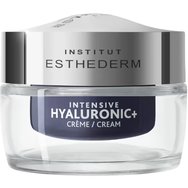 Institut Esthederm Intensive Hyaluronic+ Anti Wrinkle Smoothing Cream 50ml - Крем за лице против стареене с 3 вида хиалуронова киселина за видимо изглаждане на бръчки и линии. Хидратирана и защитена от външни фактори кожа. Institut Esthederm Intensive Hyaluronic+ Anti Wrinkle Smoothing Cream 50ml - Крем за лице против стареене с 3 вида хиалуронова киселина за видимо изглаждане на бръчки и линии. Хидратирана и защитена от външни фактори кожа.