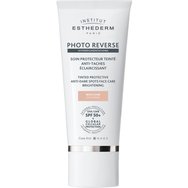 Institut Esthederm Photo Reverse Brightening Protective Anti-Dark Spots Spf50+ Tinted Cream 40ml - Тониран слънцезащитен крем за лице с много висока защита и средно покритие за предотвратяване и намаляване на кафяви петна Institut Esthederm Photo Reverse Brightening Protective Anti-Dark Spots Spf50+ Tinted Cream 40ml - Тониран слънцезащитен крем за лице с много висока защита и средно покритие за предотвратяване и намаляване на кафяви петна