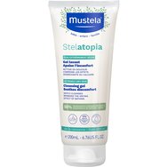 Mustela Stelatopia Cleansing Gel 200ml - Бебешка пяна за тяло и коса с успокояващи свойства за суха, атопична кожа