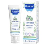 Mustela Hydra Bebe Facial Cream with Organically Farmed Avocado 40ml - Органичен хидратиращ крем за лице с био авокадо Mustela Hydra Bebe Facial Cream with Organically Farmed Avocado 40ml - Органичен хидратиращ крем за лице с био авокадо
