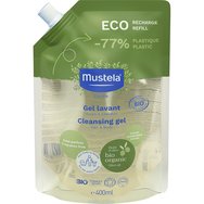 Mustela Bio Organic Cleansing Hair & Body Gel 400ml Eco-Refill - Органичен почистващ гел за коса и тяло с органично зехтин за цялото семейство