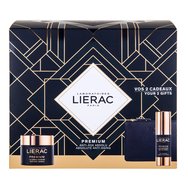 Lierac Promo Premium La Creme Soyeuse Anti-Age 50ml & free gift Lierac Premium Yeux 15ml & Rue Des Fleurs Кожен портфейл