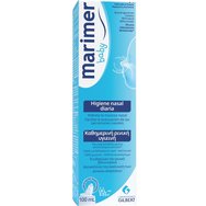 Marimer Baby Nasal Hygiene Spray Изотоничен назален спрей за бебета със 100% натурална морска вода с концентрация 0,9% идеален за ежедневна носна хигиена от раждането 100ml Marimer Baby Nasal Hygiene Spray Изотоничен назален спрей за бебета със 100% натурална морска вода с концентрация 0,9% идеален за ежедневна носна хигиена от раждането 100ml