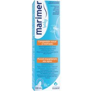 Marimer Baby Blocked Nose & Cold Nasal Spray Хипертоничен назален спрей за бебета с натурална морска вода за нежно & ефективно отпушване от раждането 100ml