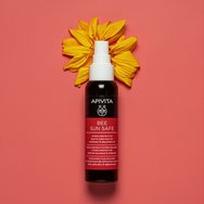 Apivita Bee Sun Safe Hydra Защитни слънчеви филтри Масло за коса със слънчогледово и абисинско масло 100мл