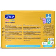 Septona Calm n\' Care Baby Diapers Giga Box Mini No2 (3-6kg) 90 бр (3x30 бр)