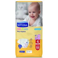 Septona Calm n\' Care Baby Diapers Giga Box Maxi No4 (8-13kg) 156 бр (3x52 бр)